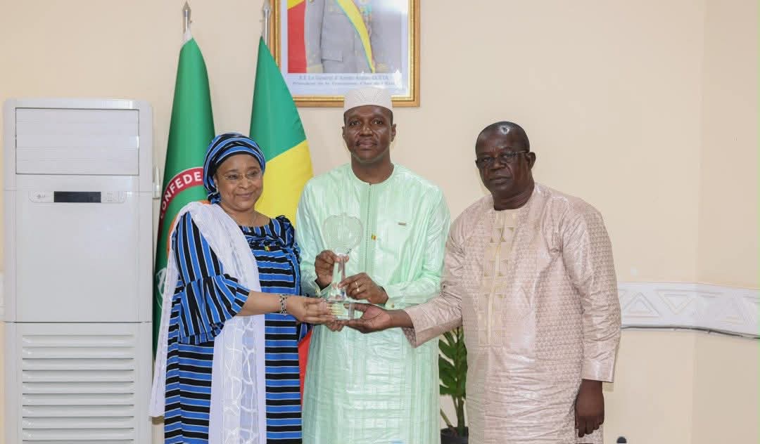 Présentation du Prix Sasakawa au Premier ministre du Mali